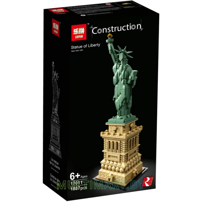 Конструктор Lepin 17011 Статуя Свободы (1887 деталей)